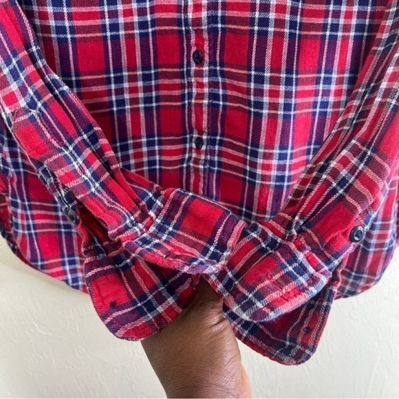 Ralph Lauren Denim & Supply Utility Shirt Size Womens Mediums Plaid Button Down - Picture 9 of 13